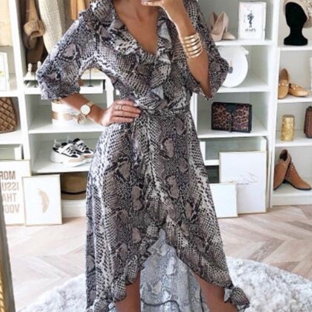 White Closet Wrap Dress - Size M